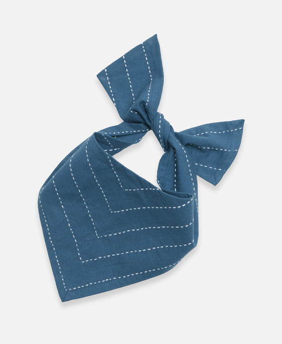 Happy Dog Bandana - Cobalt blue