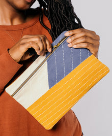  Asha Colorblock Pouch Clutch