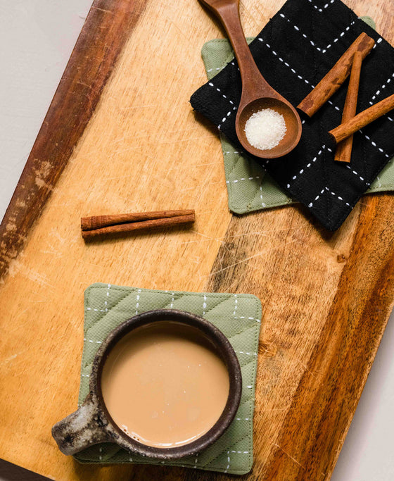 Handmade meaningful coasters with a social impact.