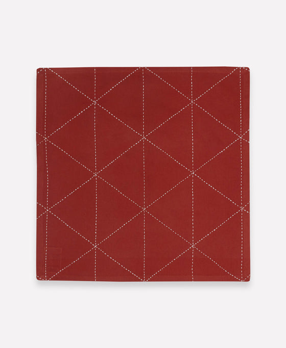 Graphic Rust Table Napkins - Set of 2