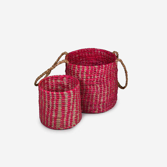 Artisanal & sustainable handmade basket, planter, utility basket made by women artisans