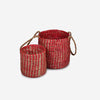 Artisanal & sustainable handmade basket, planter, utility basket made by women artisans