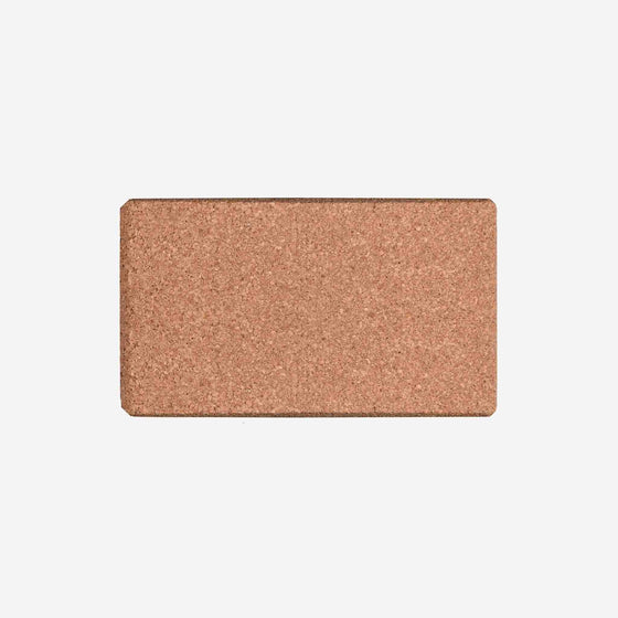 Handmade, sustainable yoga cork block. No harsh chemicals and plastics used. A step forward in poverty alleviation  Edit alt text