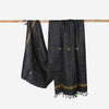 Peace silk, handwoven vegan-friendly, natural colors, no chemical dyes scarf, crafted by women artisans. Great for gifts