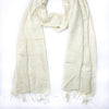 Peace silk, handwoven vegan-friendly, natural colors, no chemical dyes scarf, crafted by women artisans. Great for gifts