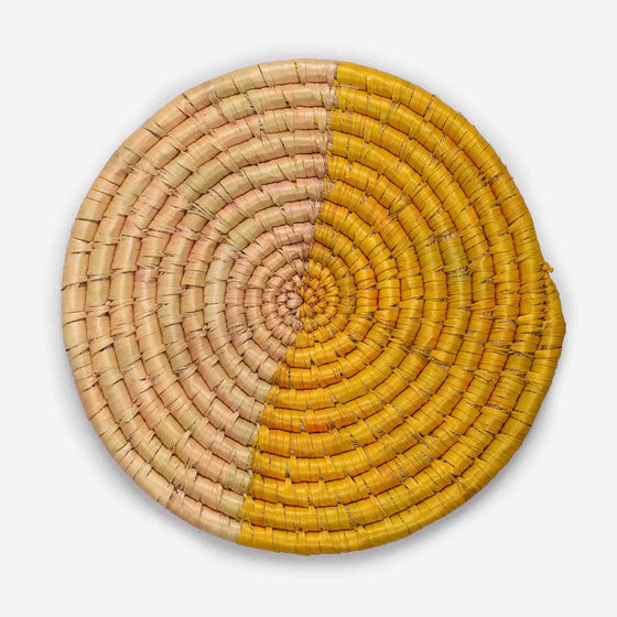 Handmade Trivets - Yellow Half Moon (Set of 3)