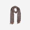 Peace silk, handwoven vegan-friendly, natural colors, no chemical dyes scarf, crafted by women artisans. Great for gifts