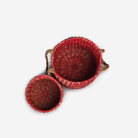 Artisanal & sustainable handmade basket, planter, utility basket made by women artisans