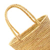 Handmade, handwoven rattan basket, made by women artisans.