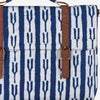 Vegan Leather, handmade, artisanal, handprinted Laptop Bag