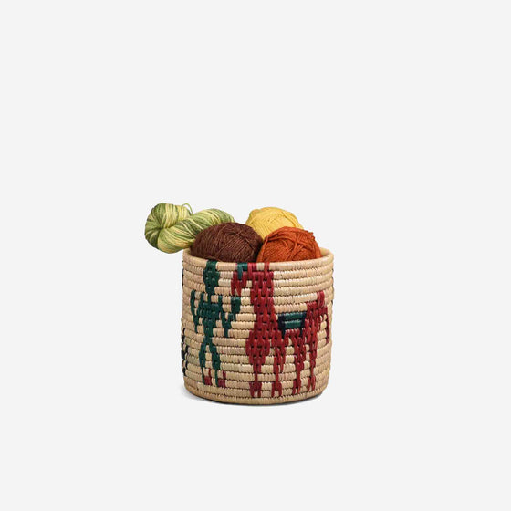 Artisanal & sustainable handmade basket, utility basket made by women artisans