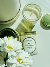 Scent of love candle. Hand poured in United States. Floral and earthy scent. 8 oz candle in a glass jar.