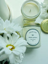 Scent of love candle. Hand poured in United States. Floral and earthy scent. 8 oz candle in a glass jar.