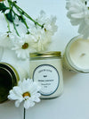 Scent of love candle. Hand poured in United States. Floral and earthy scent. 8 oz candle in a glass jar.